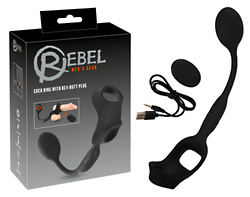 Cock Ring with RC Butt Plug