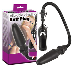 Inflatable Vibrating Butt Plug