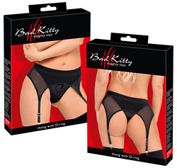 Strap-on-String mit Strapsen
