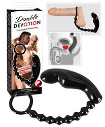 Double Devotion cock ring+plug
