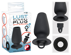 Lust Tunnel Plug mit Stopper